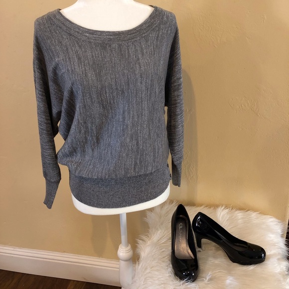 Apt. 9 Sweaters - ❇️ Apt 9 Grey and Silver Sweater, Size M, NWOT